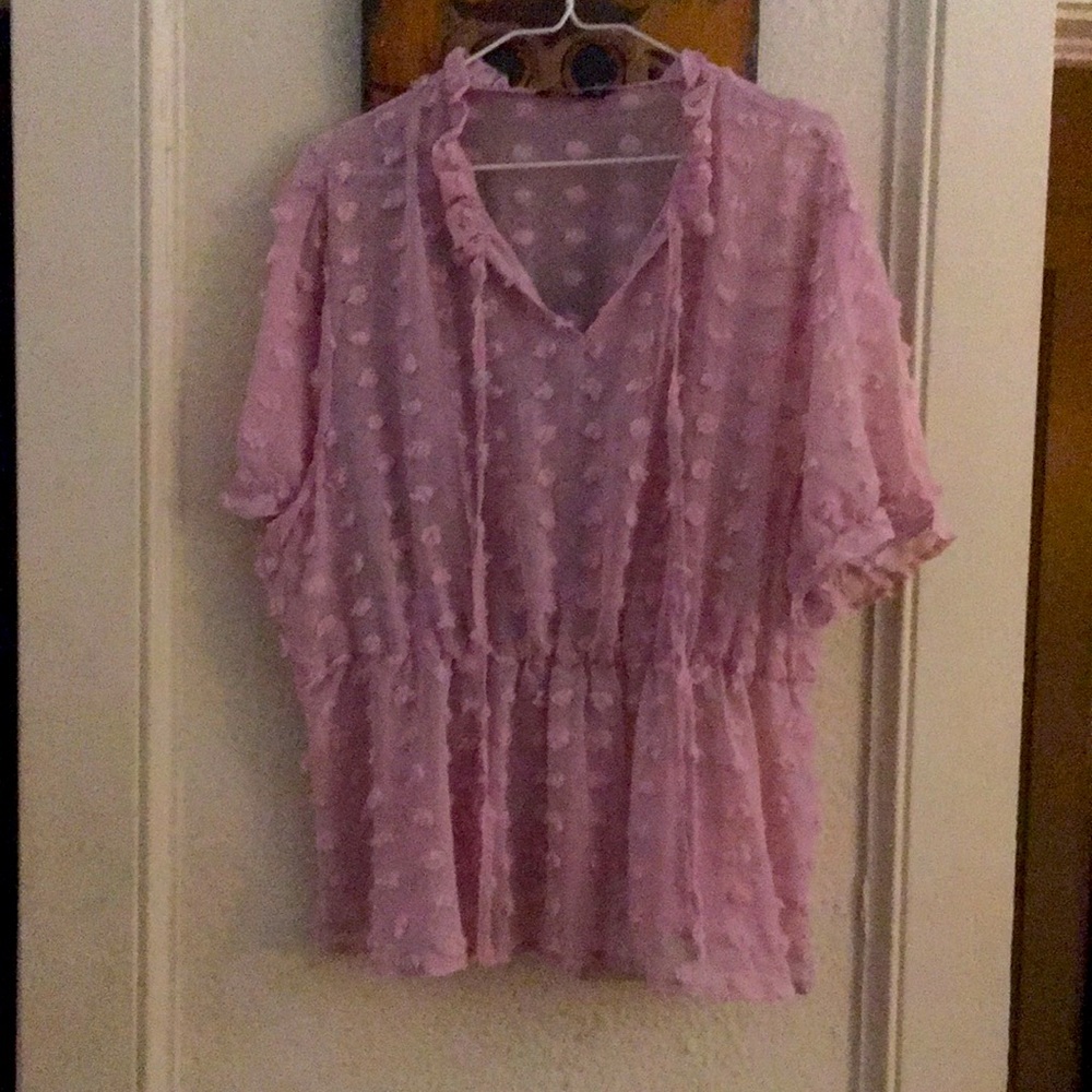Shein Tulle top 2x
